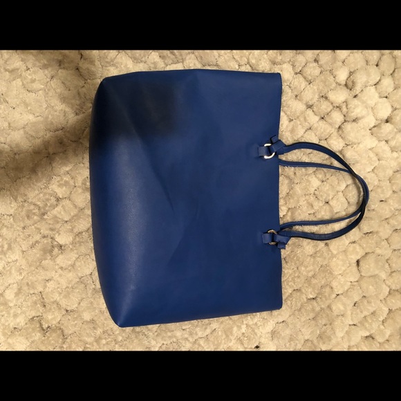 Bold blue ZARA tote - Picture 2 of 4